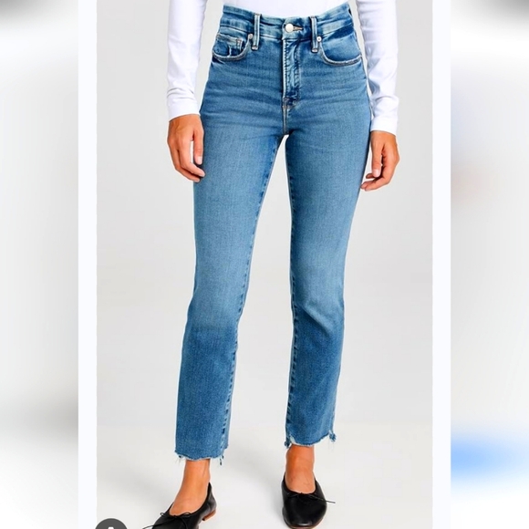 Good American Denim - Good American Good Straight Leg Jeans